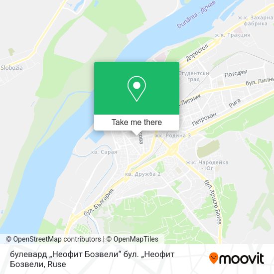 Карта булевард „Неофит Бозвели“ бул. „Неофит Бозвели