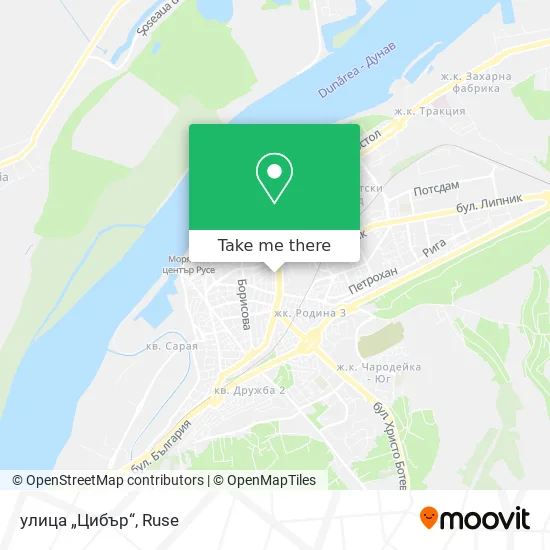 улица „Цибър“ map