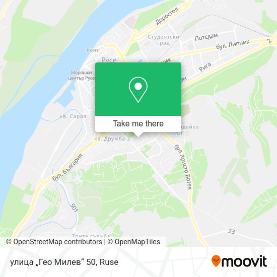 улица „Гео Милев“ 50 map