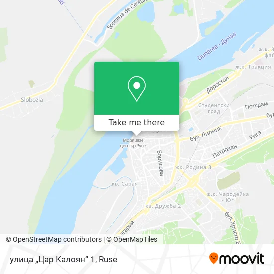 улица „Цар Калоян“ 1 map