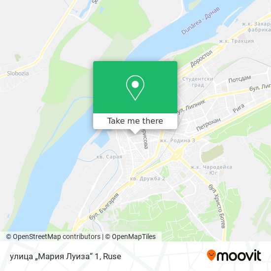 улица „Мария Луиза“ 1 map