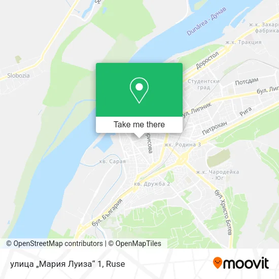 Карта улица „Мария Луиза“ 1