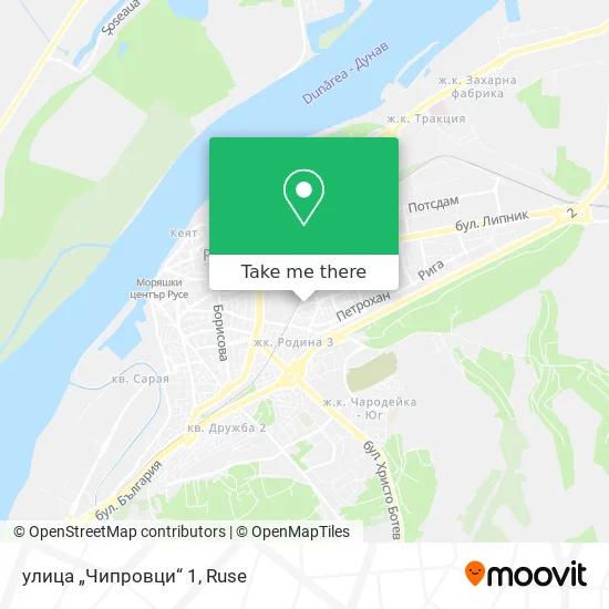 улица „Чипровци“ 1 map