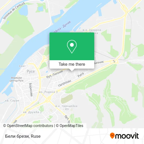 Бели брези map
