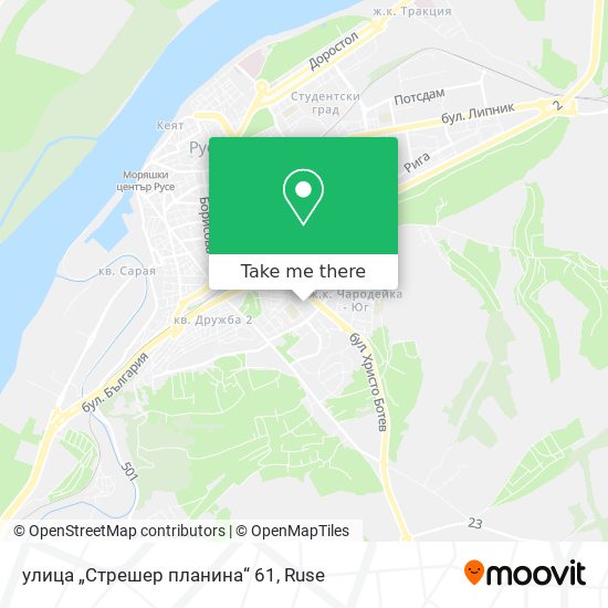 улица „Стрешер планина“ 61 map