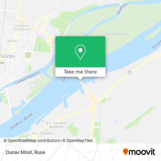 Карта Dunav Most