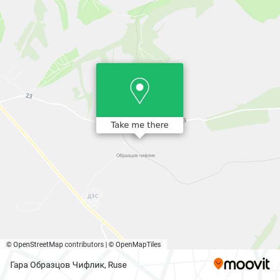 Гара Образцов Чифлик map
