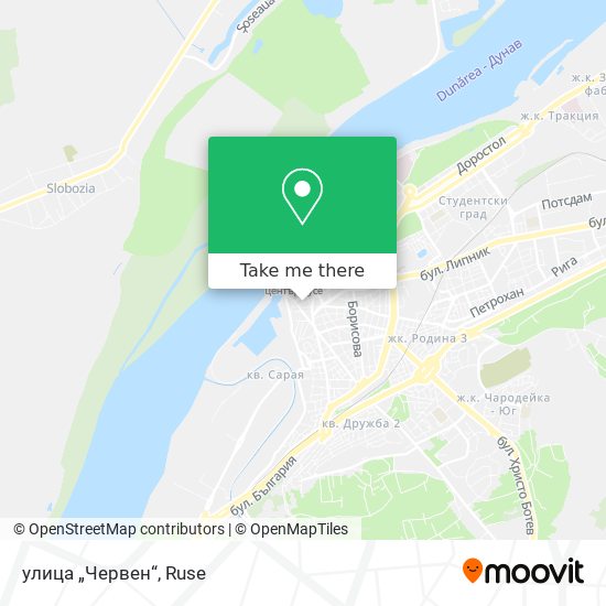 улица „Червен“ map