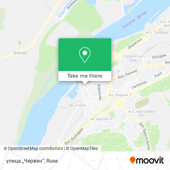 улица „Червен“ map