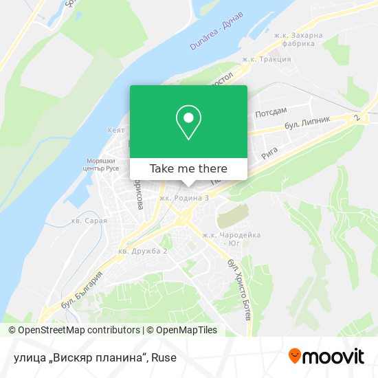 Карта улица „Вискяр планина“