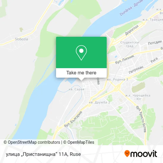 Карта улица „Пристанищна“ 11А