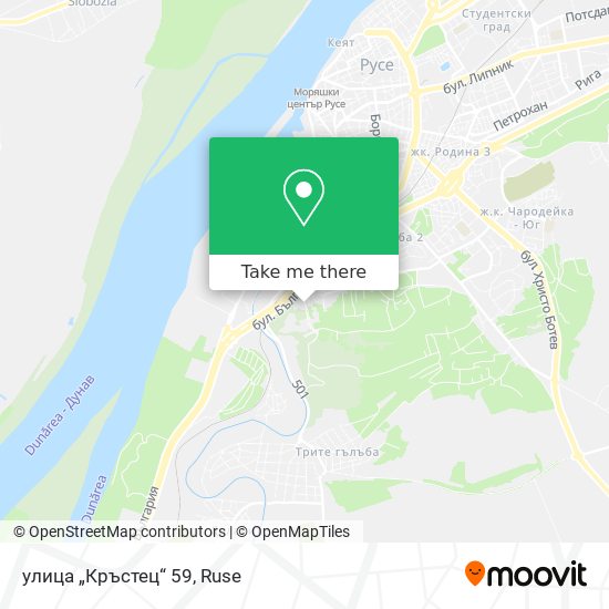 улица „Кръстец“ 59 map