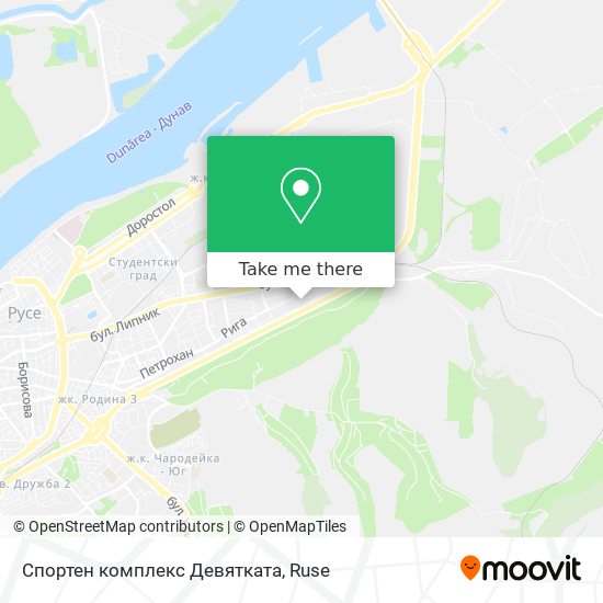 Спортен комплекс Девятката map
