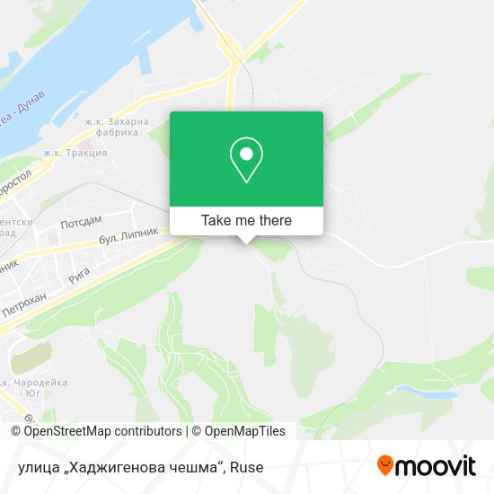 Карта улица „Хаджигенова чешма“