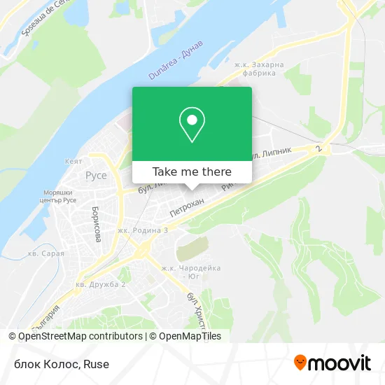 блок Колос map
