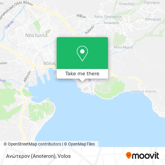 Ανώτερον (Anoteron) map