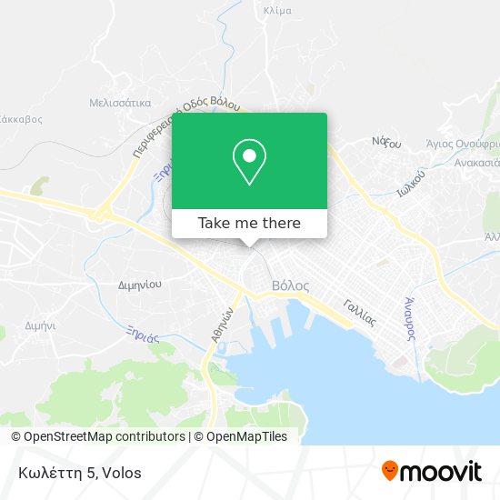 Κωλέττη 5 map