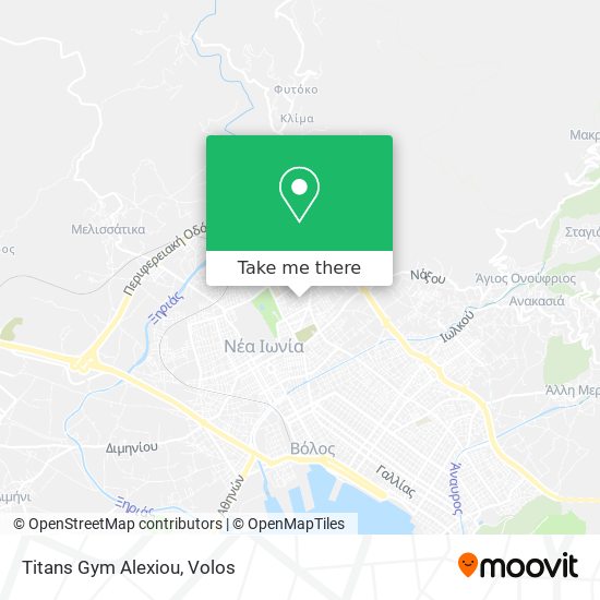 Titans Gym Alexiou map
