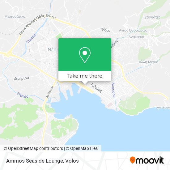 Ammos Seaside Lounge map