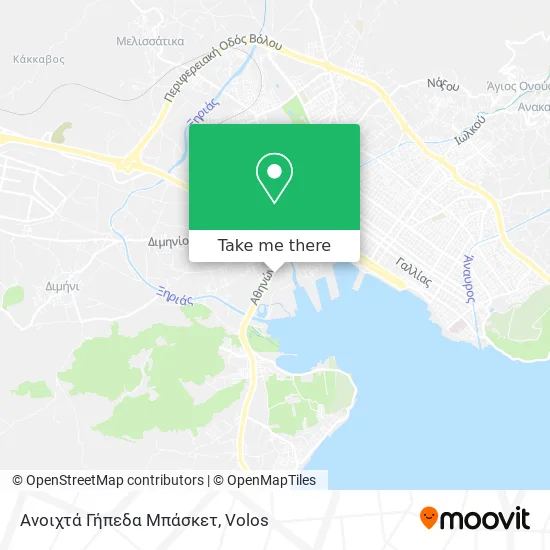 Ανοιχτά Γήπεδα Μπάσκετ map