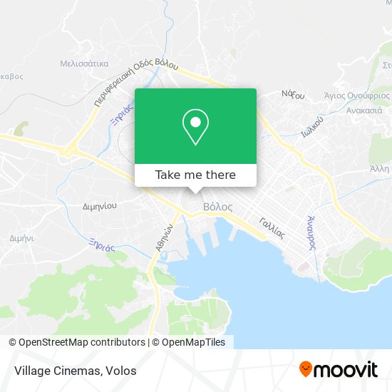 Village Cinemas map