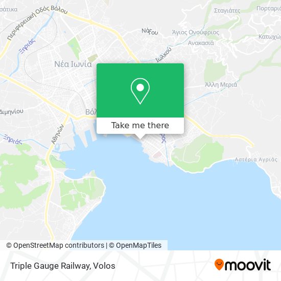 Triple Gauge Railway map