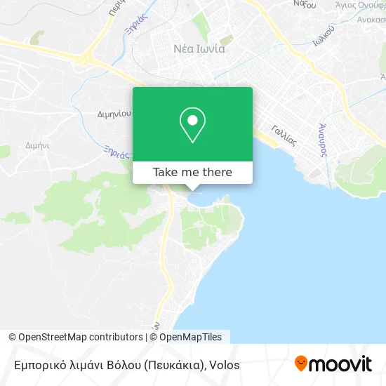 Εμπορικό λιμάνι Βόλου (Πευκάκια) map