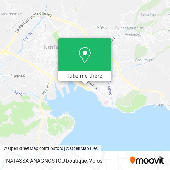 NATASSA ANAGNOSTOU boutique map