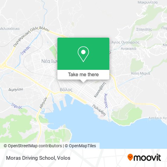Moras Driving School map