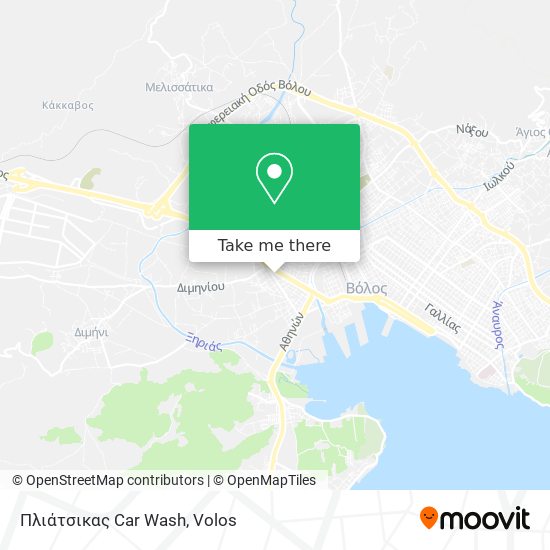 Πλιάτσικας Car Wash map