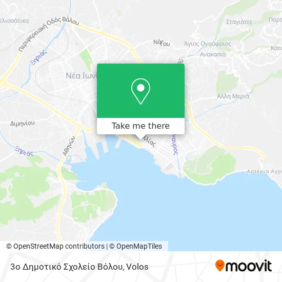 3ο Δημοτικό Σχολείο Βόλου map