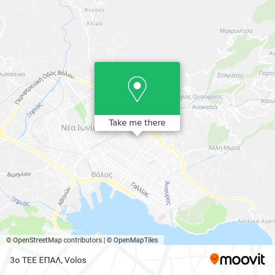 3ο ΤΕΕ ΕΠΑΛ map