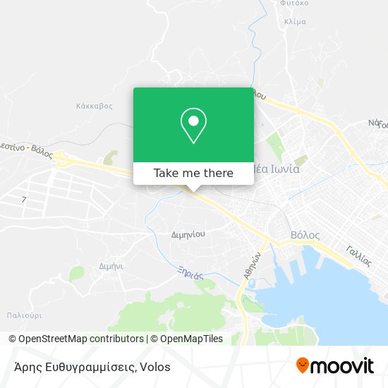 Άρης Ευθυγραμμίσεις map