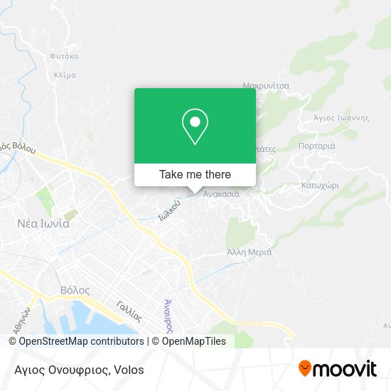 Αγιος Ονουφριος map