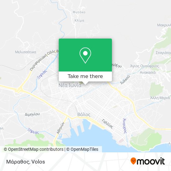 Μάραθος map