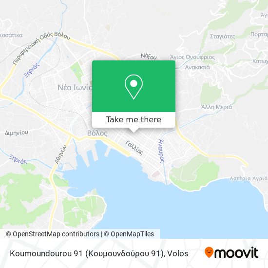 Koumoundourou 91 (Κουμουνδούρου 91) map