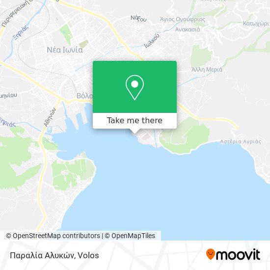 Παραλία Αλυκών map