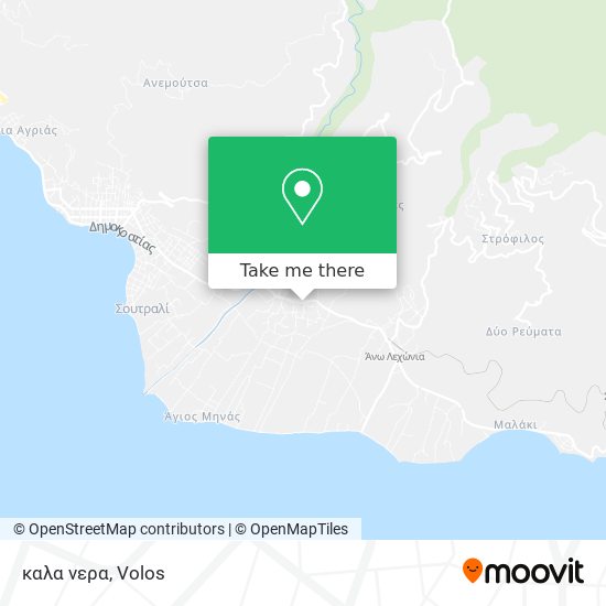 καλα νερα map