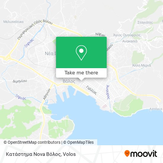 Κατάστημα Nova Βόλος map