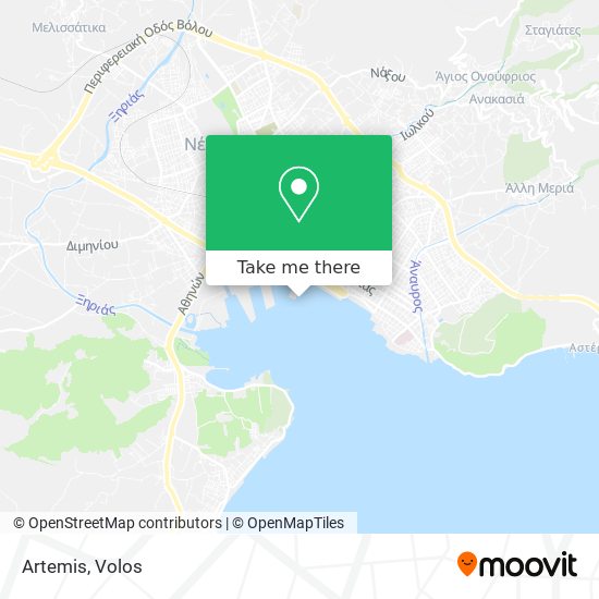 Artemis map