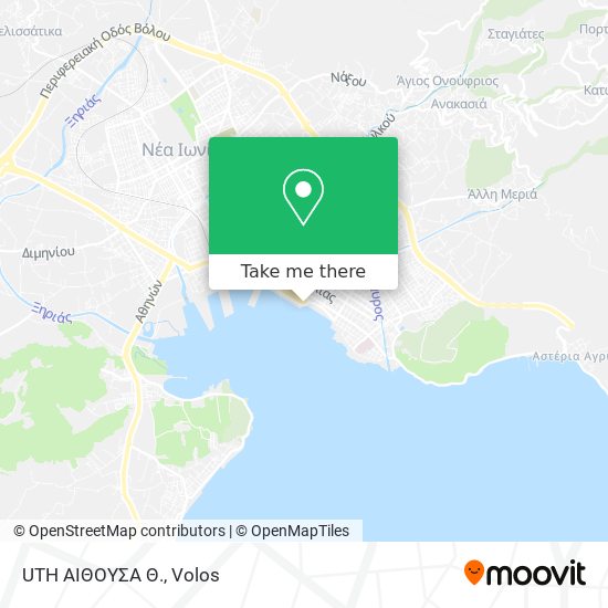 UTH ΑΙΘΟΥΣΑ Θ. map