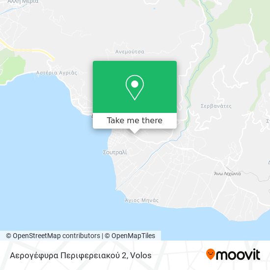 Αερογέφυρα Περιφερειακού 2 map