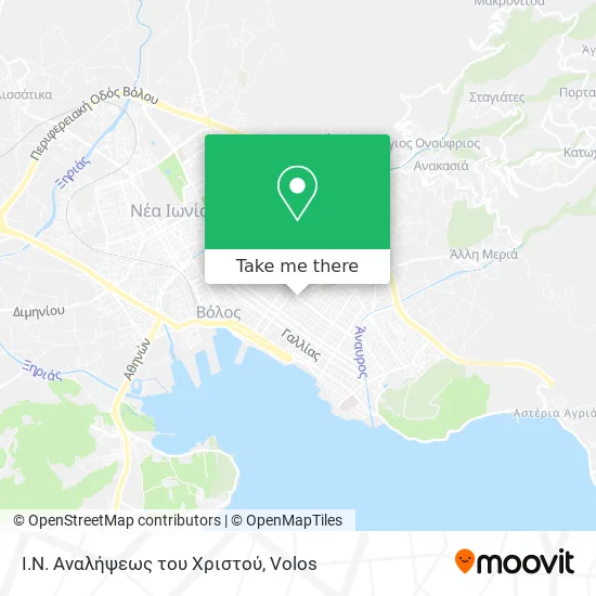 Ι.Ν. Αναλήψεως του Χριστού map