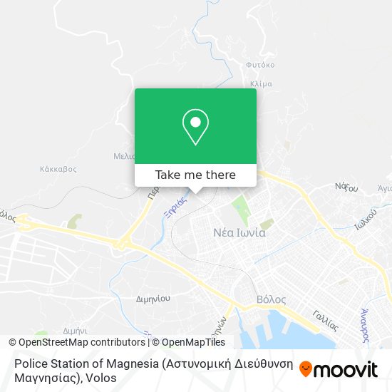 Police Station of Magnesia (Αστυνομική Διεύθυνση Μαγνησίας) map