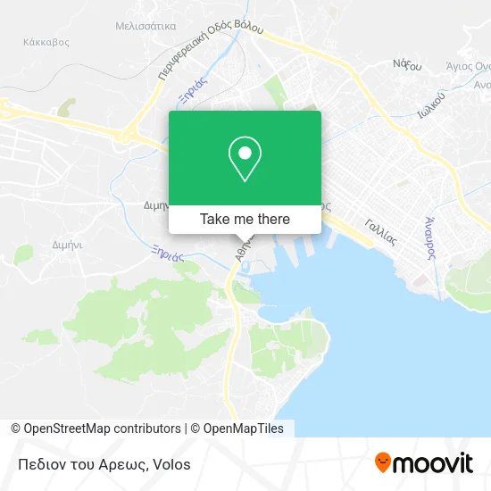 Πεδιον του Αρεως map
