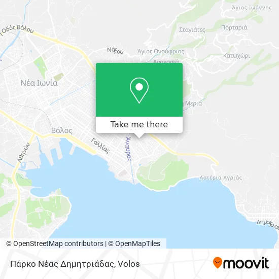 Πάρκο Νέας Δημητριάδας map