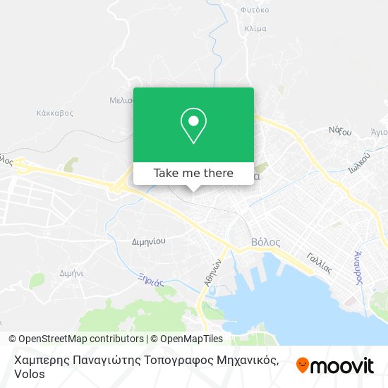 Χαμπερης Παναγιώτης Τοπογραφος Μηχανικός map