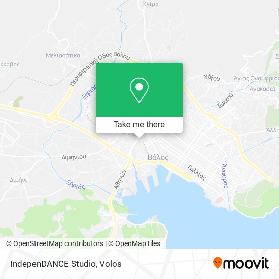 IndepenDANCE Studio map