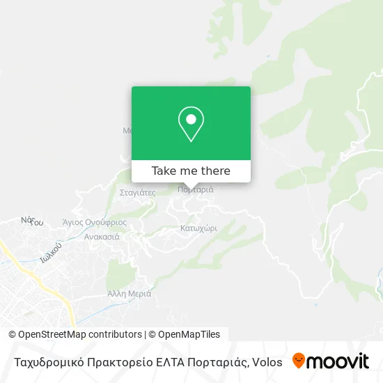 Ταχυδρομικό Πρακτορείο ΕΛΤΑ Πορταριάς map