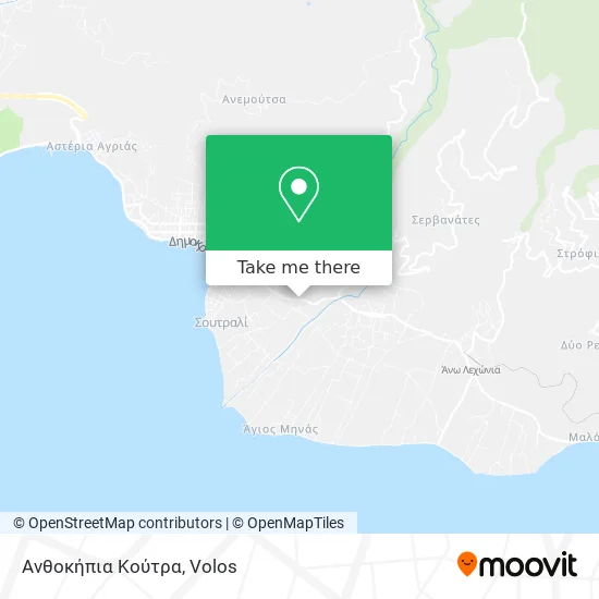Ανθοκήπια Κούτρα map